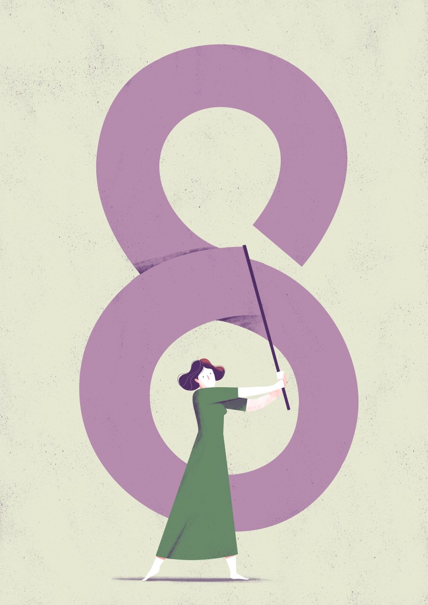Poster per la Giornata Internazionale dei Diritti della Donna
