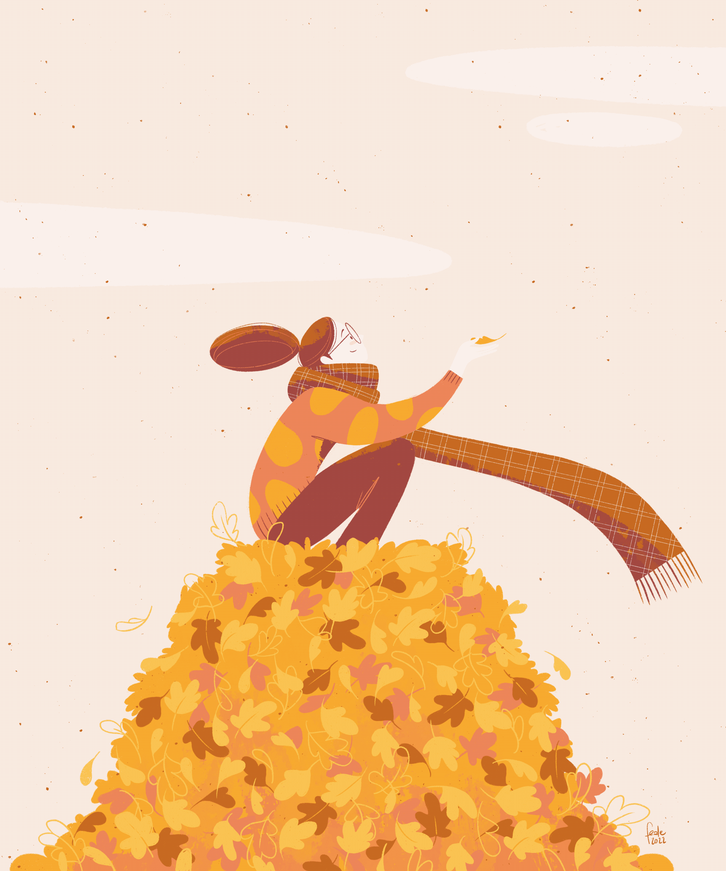 Falling leaves