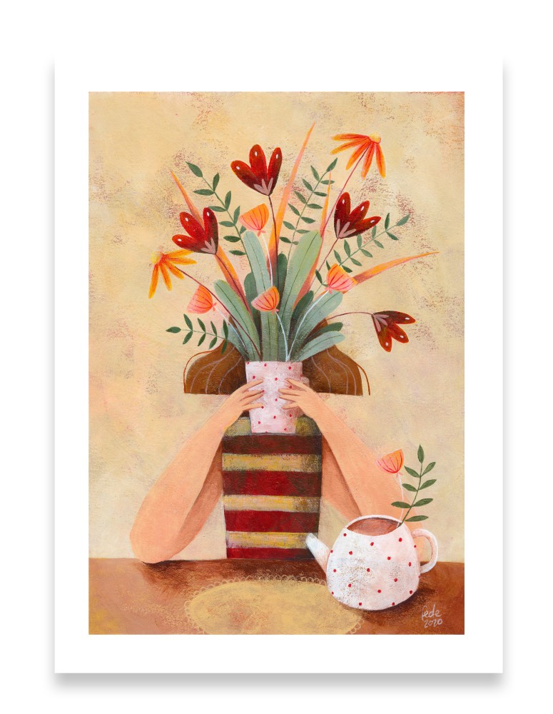 Flowers breakfast